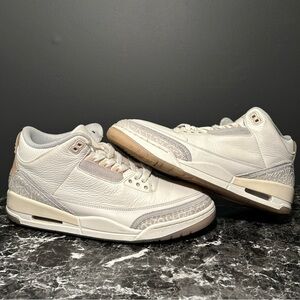 Nike Air Jordan 3 Retro 'Craft Ivory' Grey Mist Cream FJ9479-100 Men's Size 11M